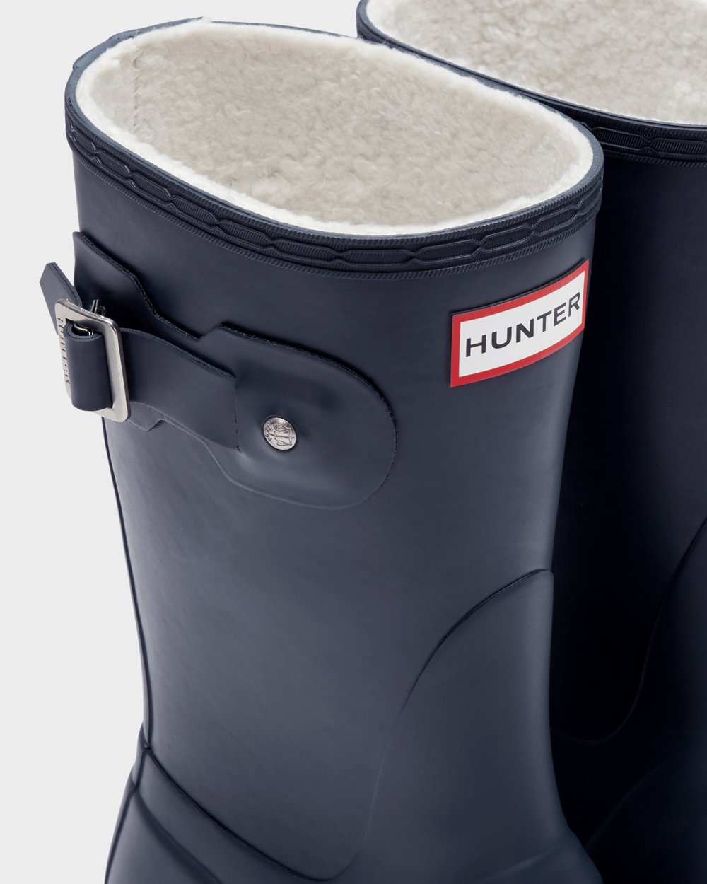 Hunter Mujer Original Insulated - Botas de Lluvia Azul Marino - 786-JTHBAW